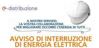 Interruzione energia elettrica nella giornata di mercoledì 05 novembre 2025
